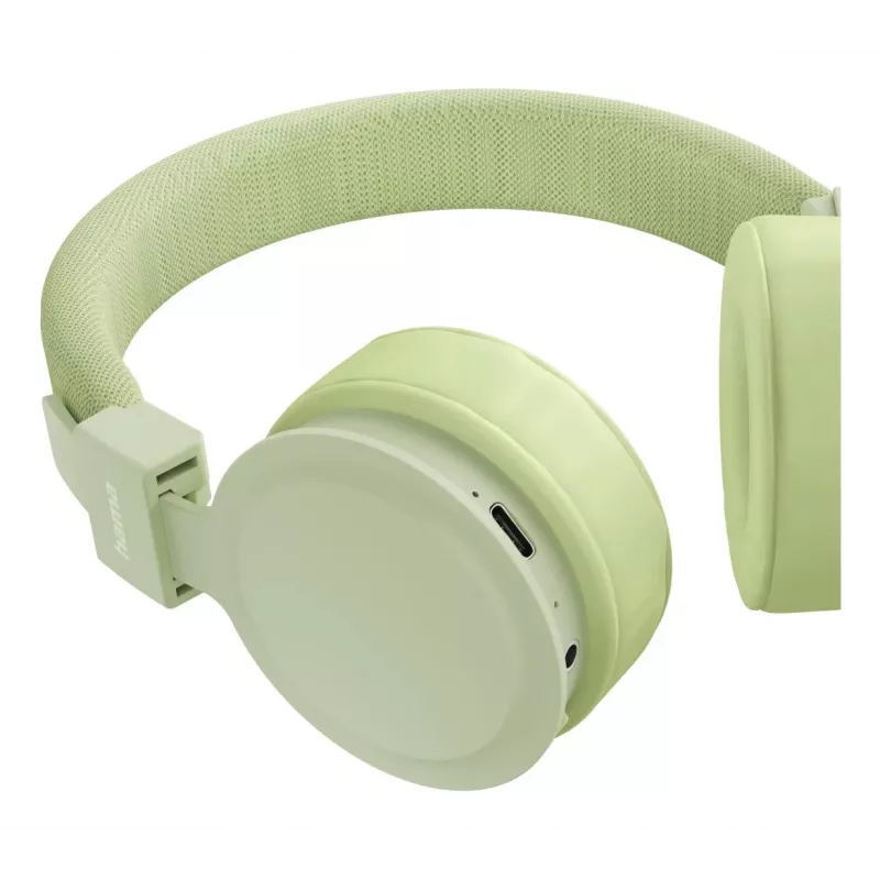 Hama Freedom Lit III Peakomplekt Juhtmevaba Peapael Kõned/Muusika USB USB-C Bluetooth Roheline