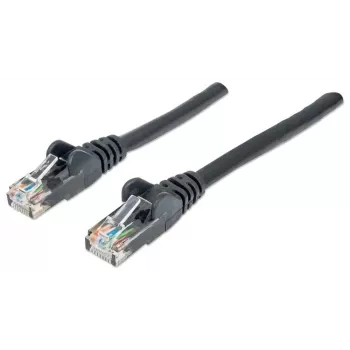 Intellinet võrgukaabel, Cat6, 0,5 m, must, CCA, U/UTP, PVC, RJ45, kullatud kontaktid, tõmbekaitseta, kaitsekattega, eluaegne garantii