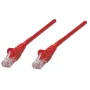 Intellinet võrguparanduskaabel, Cat6, 1 m, punane, CCA, U/UTP, PVC, RJ45, kullatud kontaktid, takerdumisvastane, kaitsemuhv, eluaegne garantii