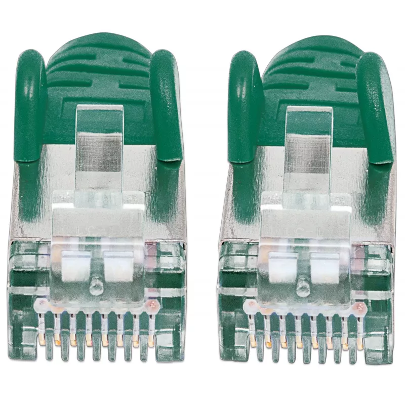 Intellinet võrgukaabel, Cat6, 5m, roheline, vask, S/FTP, LSOH / LSZH, PVC, RJ45, kullatud kontaktid, takerdumiskindel, kaitsemuhviga, eluaegne garantii
