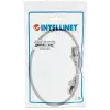 Intellinet võrguparanduskaabel, Cat6, 0,5 m, hall, vask, S/FTP, LSOH / LSZH, PVC, RJ45, kullatud kontaktid, takerdumisvastane, kaitsvaotsaga, eluaegne garantii