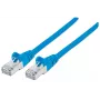 Intellinet võrgukaabel, Cat6, 2 m, sinine, vask, S/FTP, LSOH/LSZH, PVC, RJ45, kullatud kontaktid, takerdumisvastane, kaitsemuhviga, eluaegne garantii