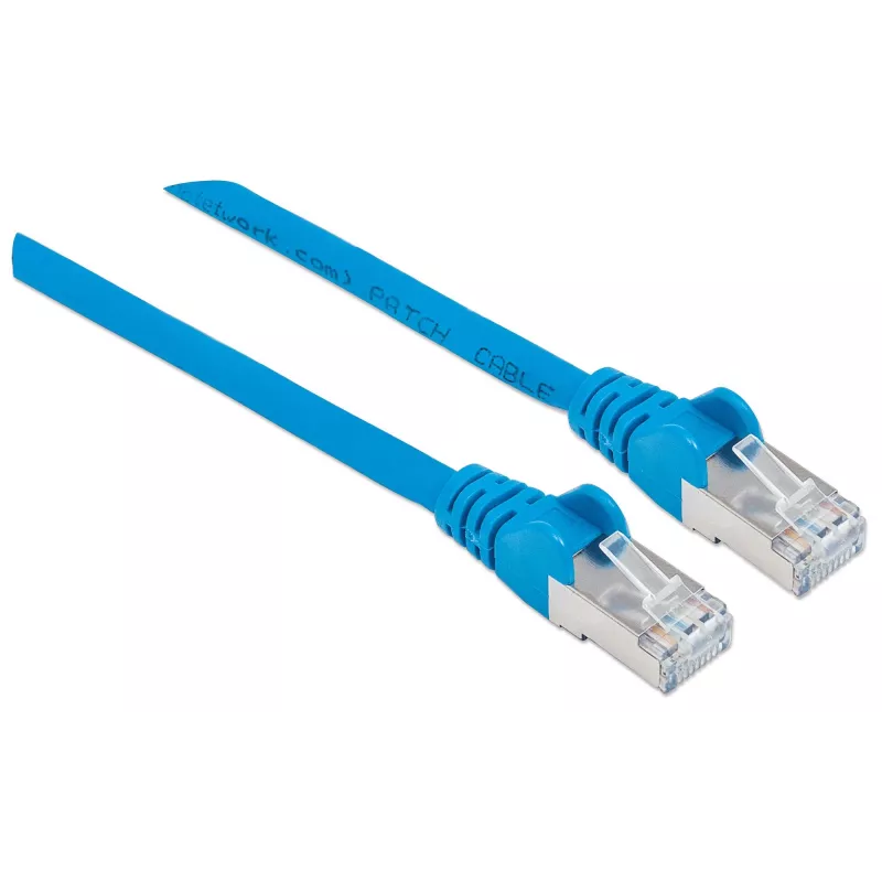 Intellinet võrgukaabel, Cat6, 10 m, sinine, vask, S/FTP, LSOH / LSZH, PVC, RJ45, kullatud kontaktid, haakimiskindel, kaitsemuhviga, eluaegne garantii