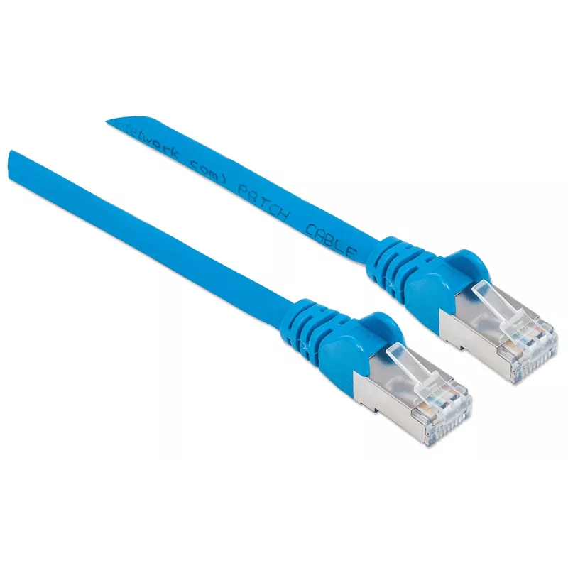 Intellinet võrk patch-kaabel, Cat6A, 3m, Blue, Copper, S/FTP, LSOH / LSZH, PVC, RJ45, Gold Plated Contacts, Snagless, Booted, Lifetime Warranty