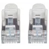 Intellinet võrk patch-kaabel, Cat7 kaabel/Cat6A Plugs, 0.25m, hall, Copper, S/FTP, LSOH / LSZH, PVC, RJ45, Gold Plated Contacts, Snagless, Booted, Lifetime Warranty