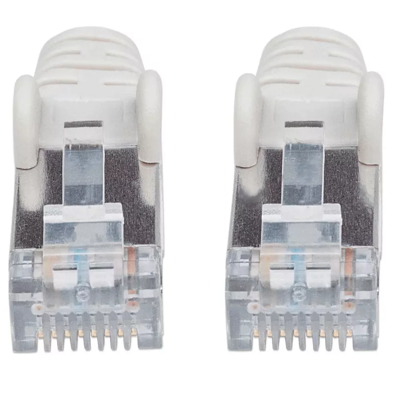 Intellinet võrk patch-kaabel, Cat7 kaabel/Cat6A Plugs, 0.25m, hall, Copper, S/FTP, LSOH / LSZH, PVC, RJ45, Gold Plated Contacts, Snagless, Booted, Lifetime Warranty