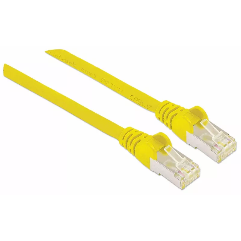 Intellinet võrk patch-kaabel, Cat7 kaabel/Cat6A Plugs, 10m, kollane, Copper, S/FTP, LSOH / LSZH, PVC, RJ45, Gold Plated Contacts, Snagless, Booted, Lifetime Warranty