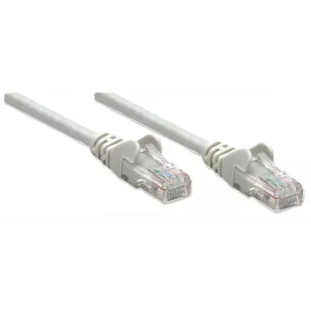 Intellinet võrgukaabel, Cat5e, 0,5 m, hall, CCA, U/UTP, PVC, RJ45, kullatud kontaktid, takerdumisvastane, kaitstud, eluaegne garantii