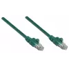 Intellinet võrguparanduskaabel, Cat6A, 0,25 m, roheline, vask, S/FTP, LSOH / LSZH, PVC, RJ45, kullatud kontaktid, haardevaba, kaitsemuhv, eluaegne garantii