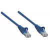 Intellinet võrgupaigalduskaabel, Cat6, 0,25 m, sinine, vask, S/FTP, LSOH / LSZH, PVC, RJ45, kullatud kontaktid, takerdumisvastane, kaitsemuhviga, eluaegne garantii