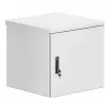 Intellinet Industrial IP55 19-tolline seinale kinnitatav kapp integreeritud ventilaatoritega, 12U 600 mm sügavus, katusel asuv kaheventilaatoriga ventilatsiooniseade, tolmu- ja veekindel korpus, kokkupandud, helehall RAL7035