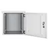 Intellinet Industrial IP55 19-tolline seinale kinnitatav kapp integreeritud ventilaatoritega, 12U 600 mm sügavus, katusel asuv kaheventilaatoriga ventilatsiooniseade, tolmu- ja veekindel korpus, kokkupandud, helehall RAL7035
