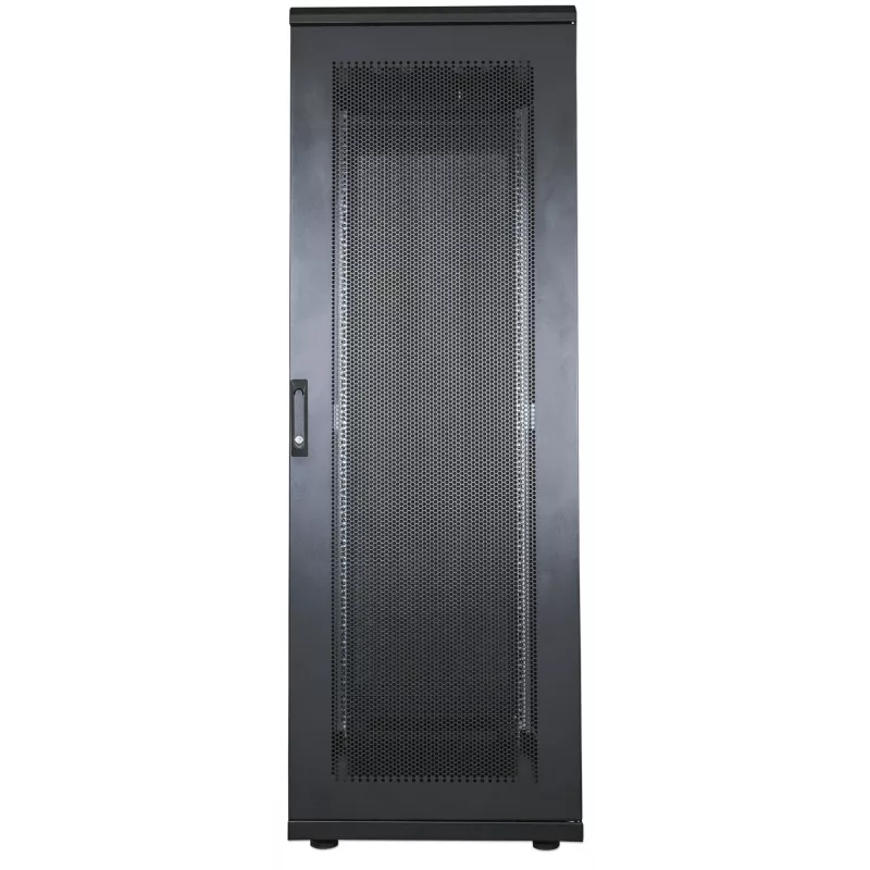 Intellinet 19-tolline serverikapp - vabaltseisev, 42U, 600x1000mm (laius x sügavus), must, lamedalt pakitud, max 1500kg, mitmepunktiline ukselukk, üks lukk iga külgpaneeli jaoks, kasutatav sügavus 123 kuni 773mm, IP20 hinnatud, rack, teras