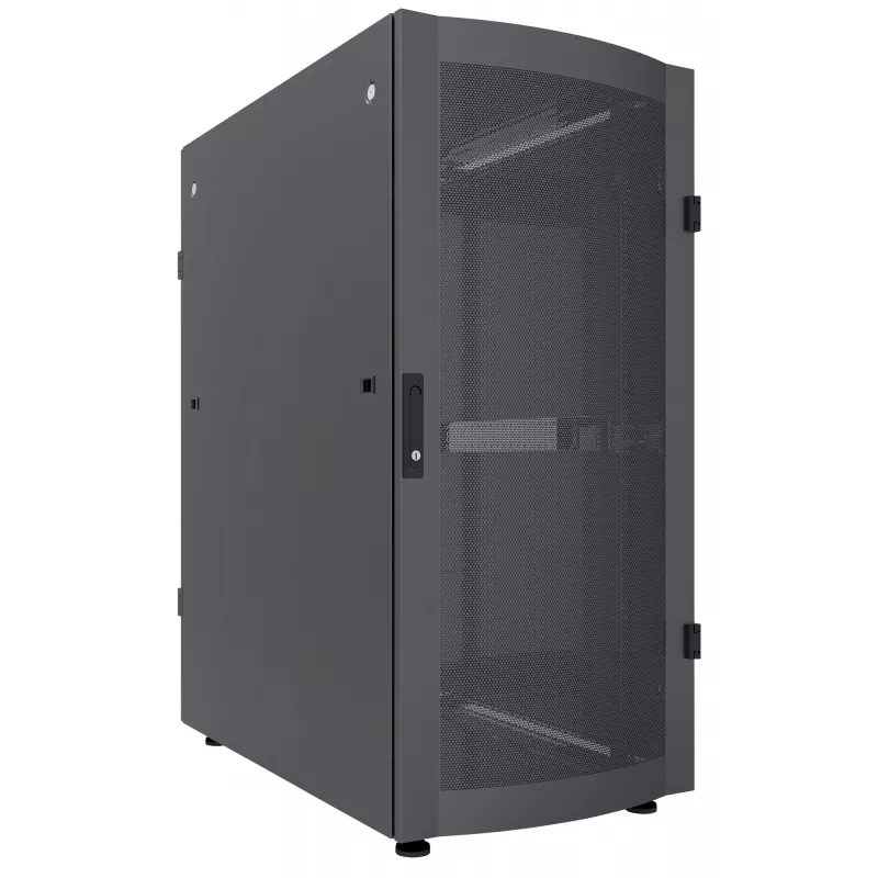 Intellinet 19-tolline serverikapp – eraldiseisev, 36U, 600x1200mm (laius x sügavus), must, lamepakend, max 1500kg, mitmepunktiline ukselukk, üks lukk külgpaneeli kohta, kasutatav sügavus 123 kuni 973mm, IP20, raam, teras