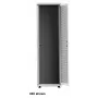 Intellinet 19-tolline võrgukapp - eraldiseisev (Basic), 36U, 600x1000mm (laius x sügavus), Hall, lamepakend, max 600kg, ühepunktiline ukselukk, üks lukk külgpaneeli kohta, kasutatav sügavus 123–773mm, Rack, IP20, teras