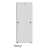 Intellinet 19-tolline võrgukapp - eraldiseisev (Basic), 36U, 600x1000mm (laius x sügavus), Hall, lamepakend, max 600kg, ühepunktiline ukselukk, üks lukk külgpaneeli kohta, kasutatav sügavus 123–773mm, Rack, IP20, teras