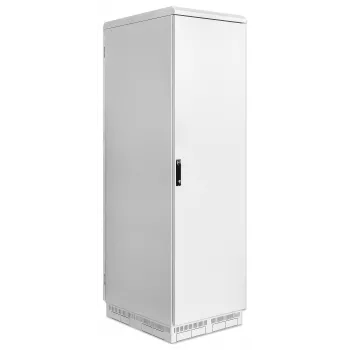 Intellinet Industrial IP55 19 inch võrgukapp integreeritud ventilaatoritega, 42U 800 mm sügavus, katusel paiknev nelja ventilaatoriga ventilatsiooniseade, tolmu- ja veekaitse, põrandale paigaldatav, kokkupandud, helehall RAL7035