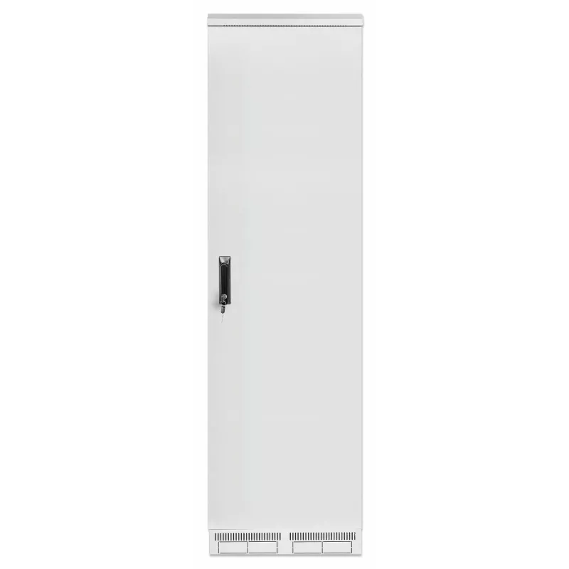Intellinet Industrial IP55 19 inch võrgukapp integreeritud ventilaatoritega, 42U 800 mm sügavus, katusel paiknev nelja ventilaatoriga ventilatsiooniseade, tolmu- ja veekaitse, põrandale paigaldatav, kokkupandud, helehall RAL7035
