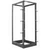 Intellinet 19-tolline võrgurest - avatud raam (4-post), 26U, must, lamepakend, max 360 kg