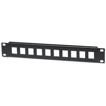 Intellinet Patch Panel, Blank, 10 inch, 1U, 10-Port, Must, Rack mounting, 1U, Must
