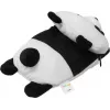 Rahakott LAUT MAGMOJI — MagSafe-ühilduv rahakott Panda disainiga, ABS/plüüš/kangas/metall/nailon, must ja valge