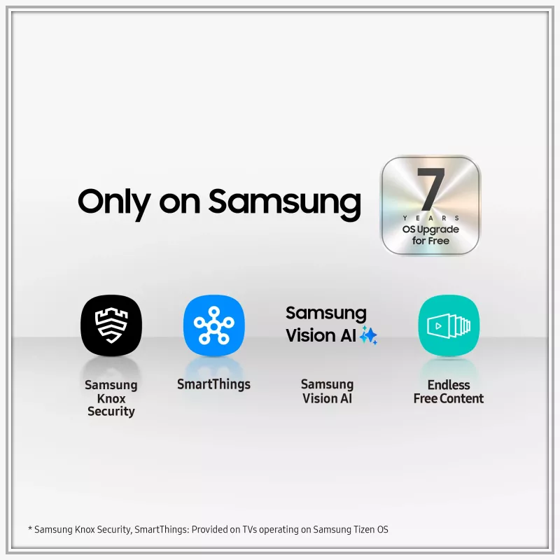 Nutiteler Samsung QE43QN90FAT 43 tolli (109,2 cm) Neo QLED 4K Ultra HD, Wi‑Fi, DVB-T2/C/S2, must