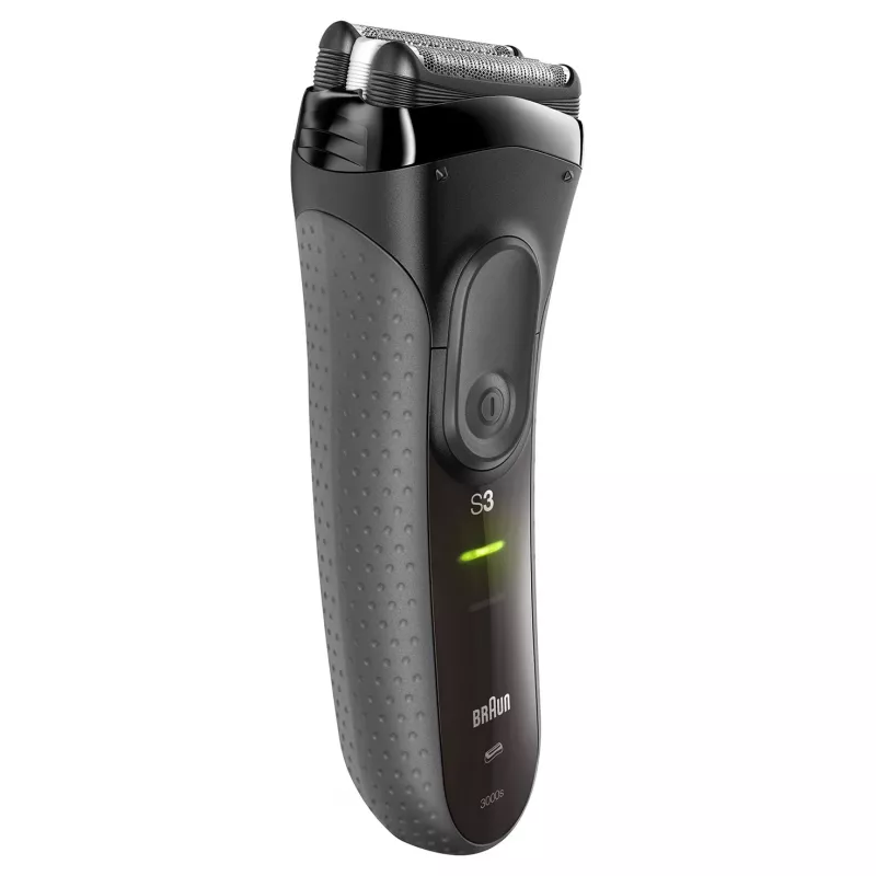 Braun Series 3 Series 3000 pardel, fooliumpardel, must, 2 SensoFoil, LED, toide, vooluvõrk/aku