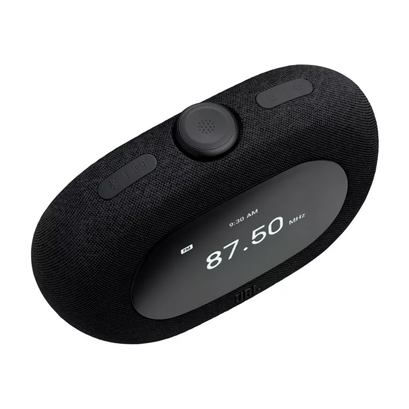 Kellraadio JBL HORIZON 3 — DAB/DAB+/FM, 5W RMS, 65–20000 Hz, LCD-ekraan, pöörlev helitugevus, must