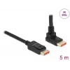 DisplayPort kaabel DeLOCK 87057 8K 60Hz 5m isane isasele 90° nurga all