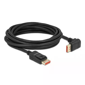 DisplayPort kaabel DeLOCK 87057 8K 60Hz 5m isane isasele 90° nurga all