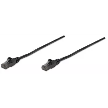 Intellinet Network patch-kaabel, Cat6, 10m, must, CCA, U/UTP, PVC, RJ45, kullatud kontaktid, takerdumisvaba, kaitsmega, eluaegne garantii