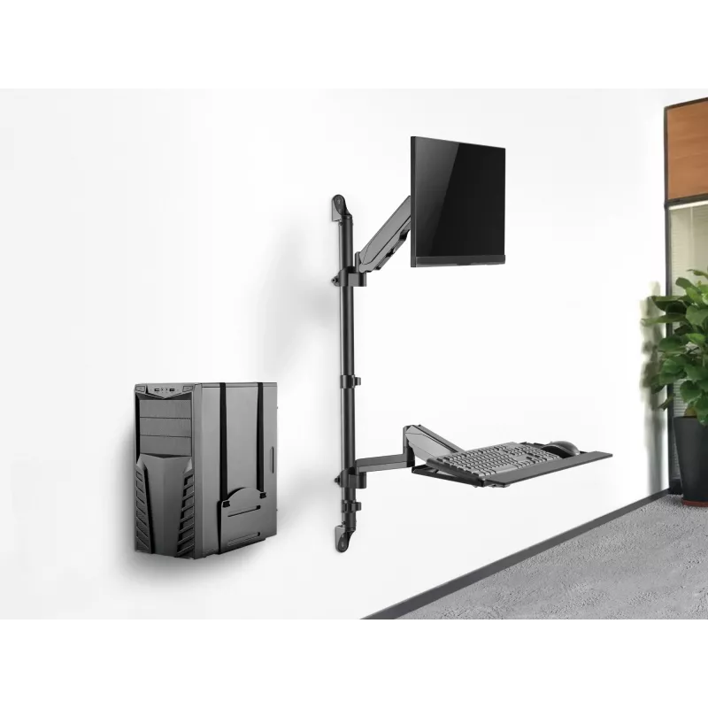 Equip 17-tolline-32-tolline ühe monitori seinale kinnitatav tööjaam