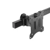 Equip 17-tolline - 32-tolline liigendatav kolme monitori lauakinnitusklamber klamber/tihendiga 21 kg