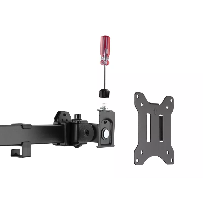 Equip 17-tolline - 32-tolline liigendatav kolme monitori lauakinnitusklamber klamber/tihendiga 21 kg