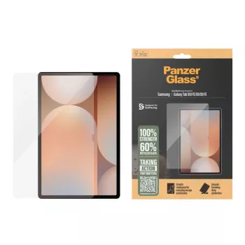 Ekraanikaitse PanzerGlass Samsung Galaxy Tab S9 / S9 FE / S10 FE jaoks — karastatud klaas, PET, silikoon, läbipaistev, Ultra‑Wide Fit