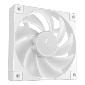 12 cm DeepCool FD12 ARGB arvutikorpuse ventilaator, valge, 400–2050 p/min, hüdrauliline laager