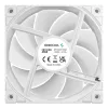 12 cm DeepCool FD12 ARGB arvutikorpuse ventilaator, valge, 400–2050 p/min, hüdrauliline laager
