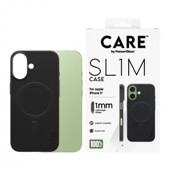 Kaitseümbris PanzerGlass SL1M MagSafe'iga iPhone 17-le, must