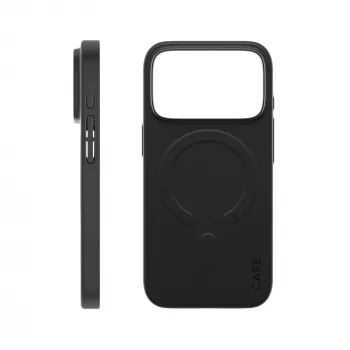 Kaitsev telefoniümbris PanzerGlass CARE™ SL1M MagSafe'iga iPhone 17 Pro jaoks — must