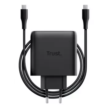 Laadija Trust Maxo 65W USB-C GaN laadija siseruumides Vahelduvvool Sülearvuti Nutitelefon Tahvelarvuti
