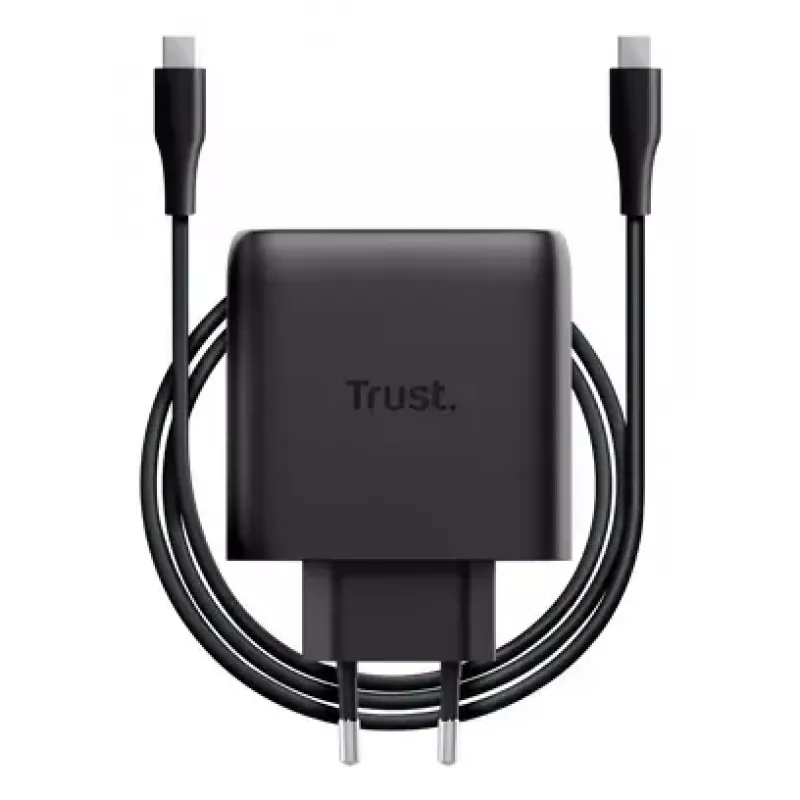 Laadija Trust Maxo 65W USB-C GaN laadija siseruumides Vahelduvvool Sülearvuti Nutitelefon Tahvelarvuti