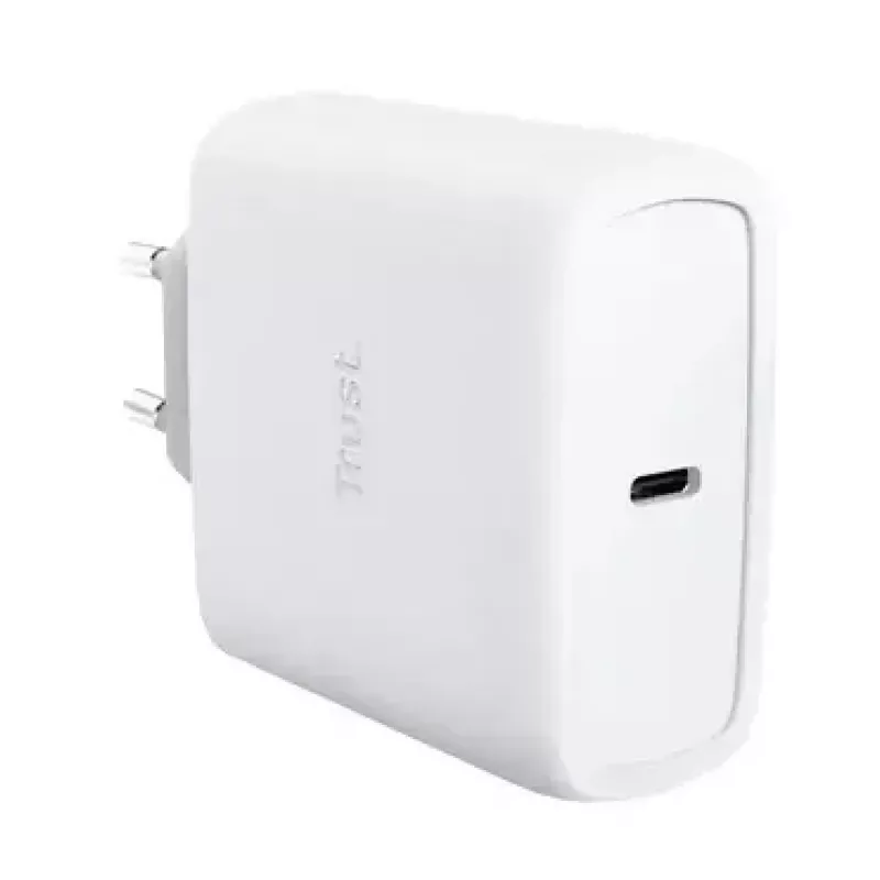 Laadija Trust Maxo 65 W USB-C GaN laadija siseruumides AC sülearvuti nutitelefon tahvelarvuti