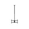 Kahepoolne laekinnitus kahele ekraanile suuruses 43–86 tolli, EQUIP, kallutus -20–5°, pööre ±180°, VESA 200x200–600x400, max koormus 100 kg, must