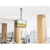 Kahepoolne laekinnitus kahele ekraanile suuruses 43–86 tolli, EQUIP, kallutus -20–5°, pööre ±180°, VESA 200x200–600x400, max koormus 100 kg, must