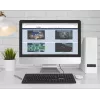 Manhattan klaviatuur USB-juhtmega, must, täissuuruses klahvid, kaabel 1,5 m, USB-A ühendus, Plug and Play, kolmeaastane garantii