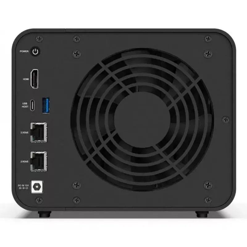 TerraMaster F4-424 PRO NAS/salvestusserver lauaarvuti Intel® Core™ i3 i3-N305 32 GB DDR5 Must