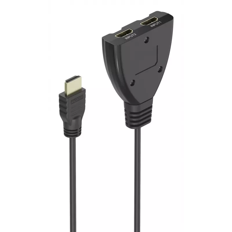 Hama 4K HDMI 2x1 ümberlüliti, 2x HDMI pistikupesa - 1x HDMI pistik