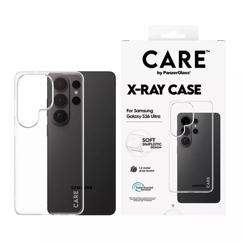 PanzerGlass CARE X-Ray läbipaistev kaitseümbris Samsung Galaxy S26 Ultra jaoks (CR28792)