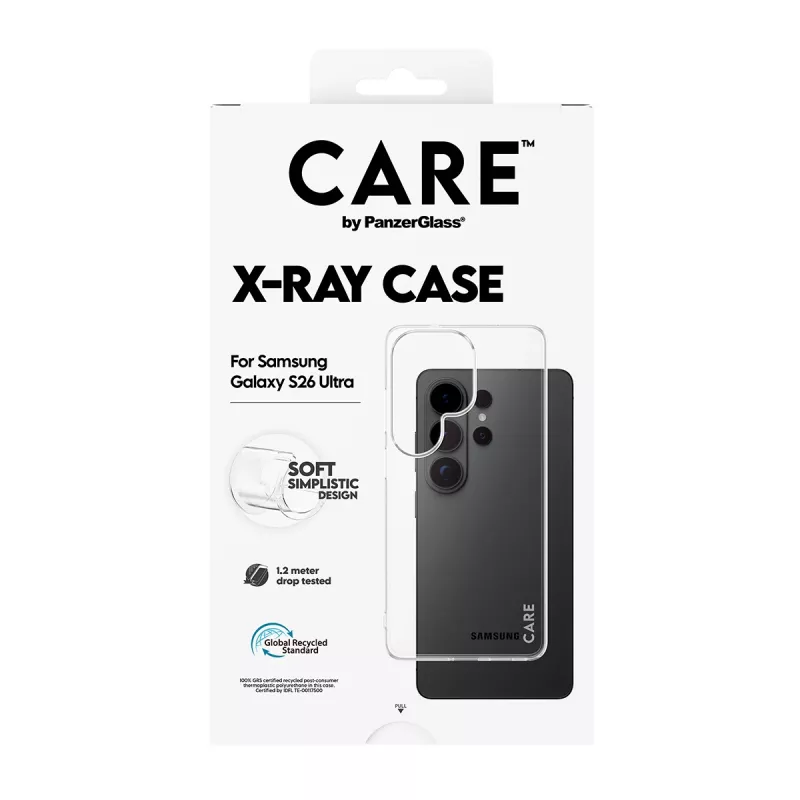 PanzerGlass CARE X-Ray läbipaistev kaitseümbris Samsung Galaxy S26 Ultra jaoks (CR28792)