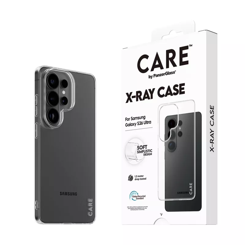 PanzerGlass CARE X-Ray läbipaistev kaitseümbris Samsung Galaxy S26 Ultra jaoks (CR28792)